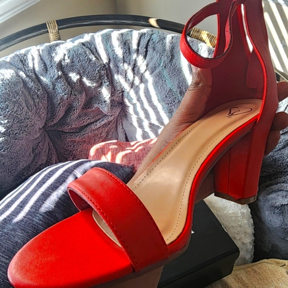 Elegant Red Women's Sandals